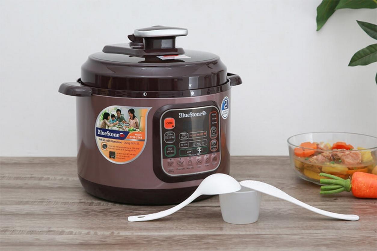 Lòng nồi phủ Ceramic chống dính, dễ vệ sinh