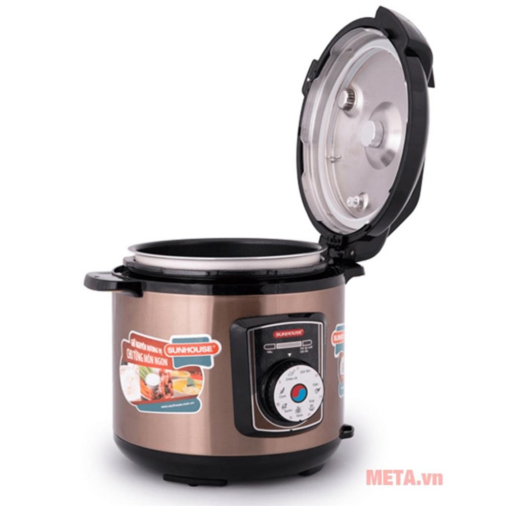 Lòng nồi hợp kim nhôm chống dính — dễ vệ sinh