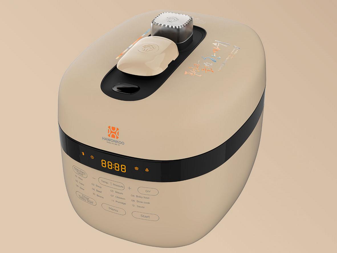 Lòng nồi Ceramic & công suất 1000W.