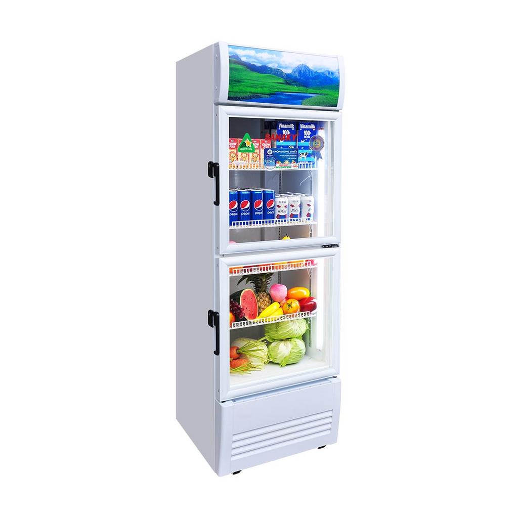 Low‑E + LED: trưng bày chuyên nghiệp.