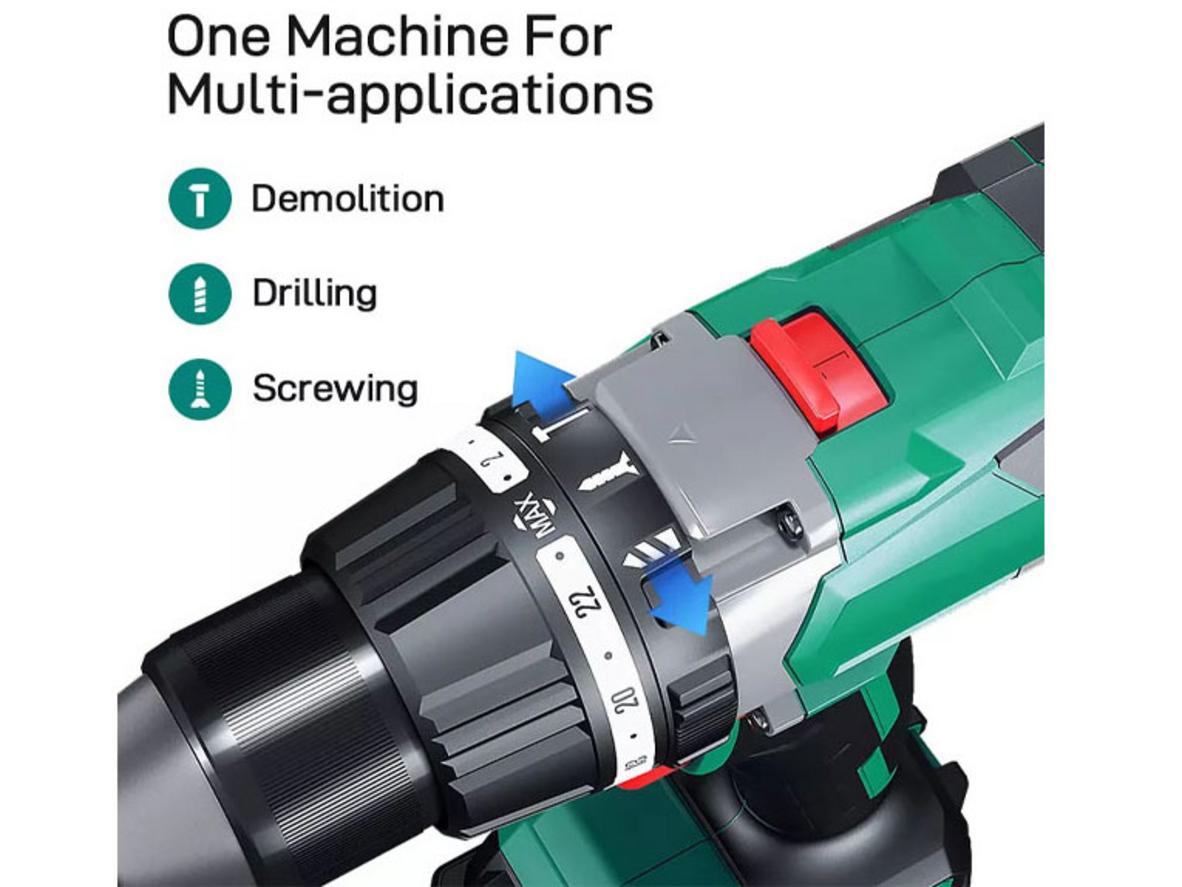 Lực xoắn 120 N.m cho công việc nặng