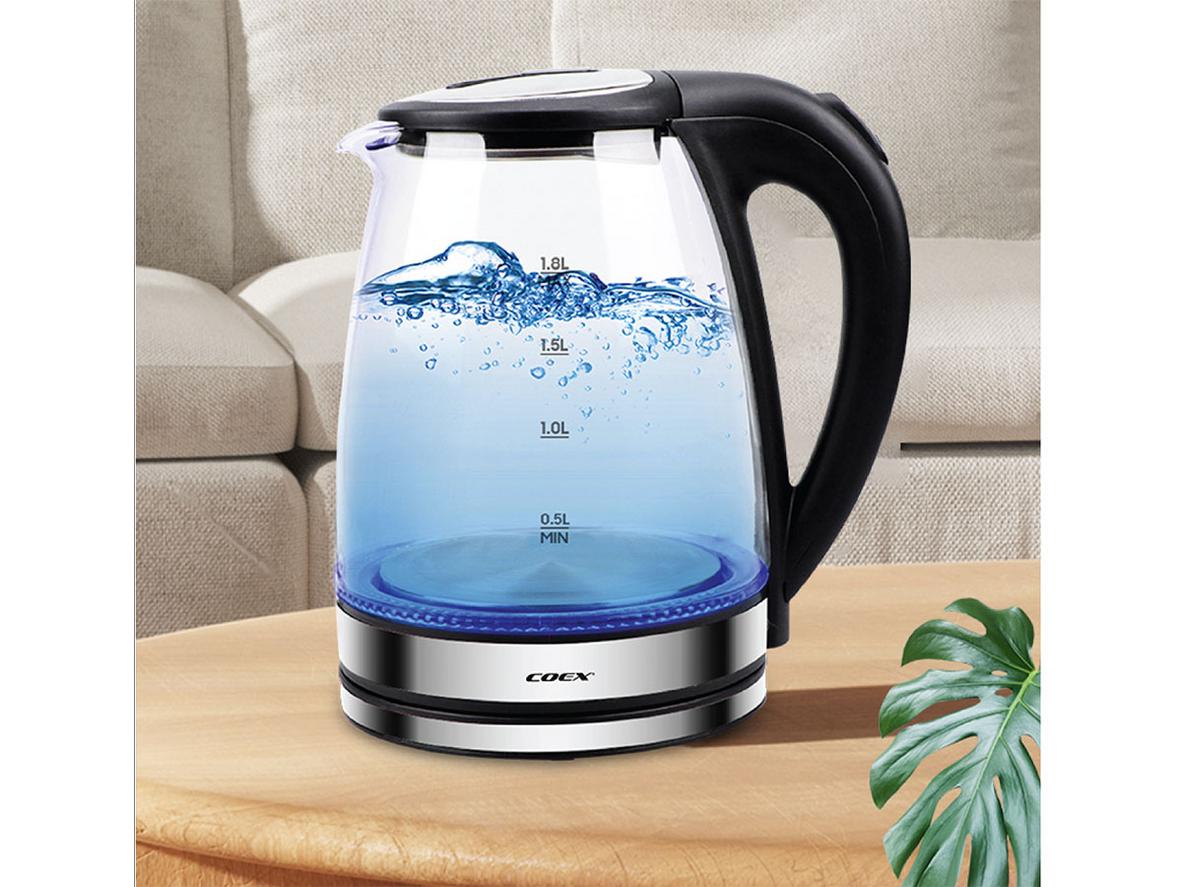 Lưới lọc bã trà tiện lợi và đèn LED báo trạng thái