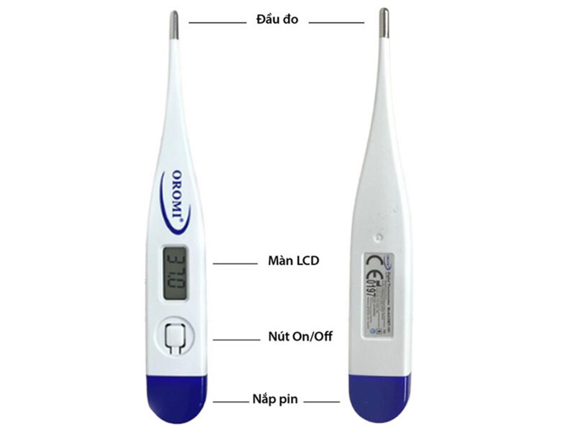 Bộ nhớ 32 lần giúp bạn theo dõi xu hướng thân nhiệt dễ dàng.