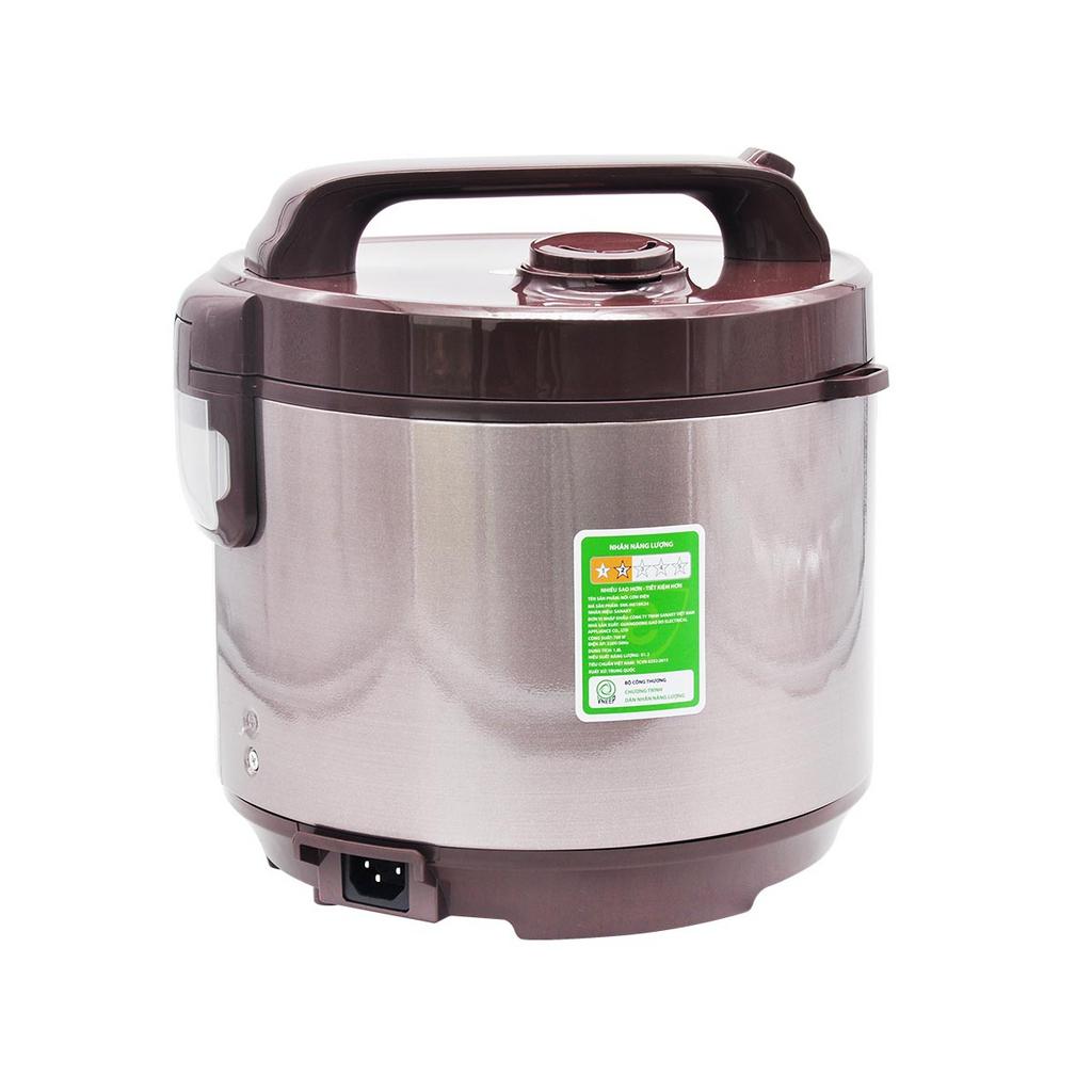 Mâm nhiệt lớn ôm trọn lòng nồi — nấu nhanh và đều.