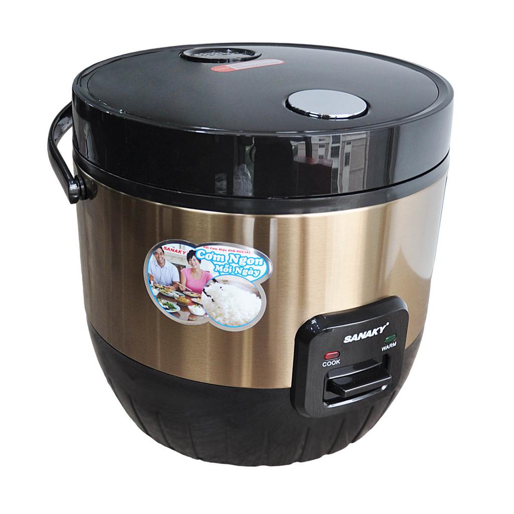 Mâm nhiệt lớn phân bổ nhiệt đều giúp cơm chín mềm, tơi ngon.