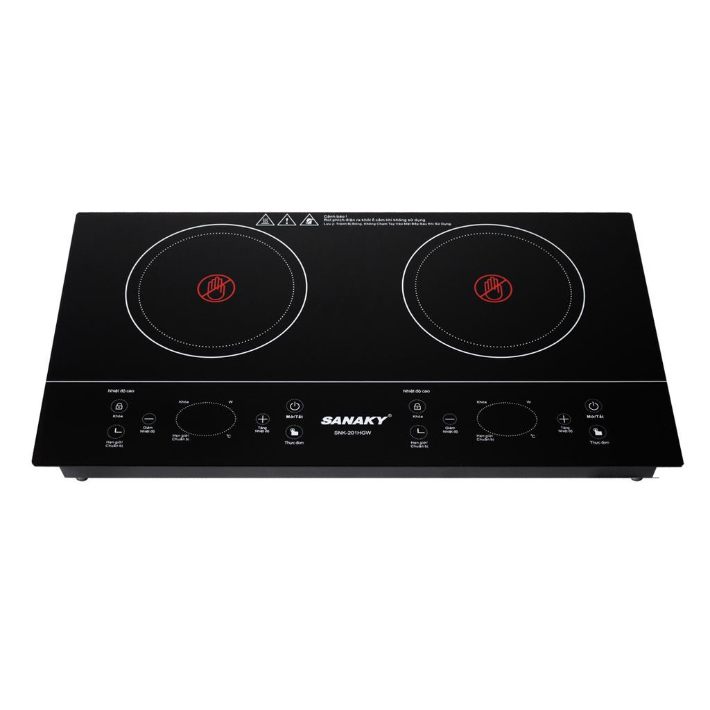 Mặt kính Ceramic: bền, an toàn, dễ lau.