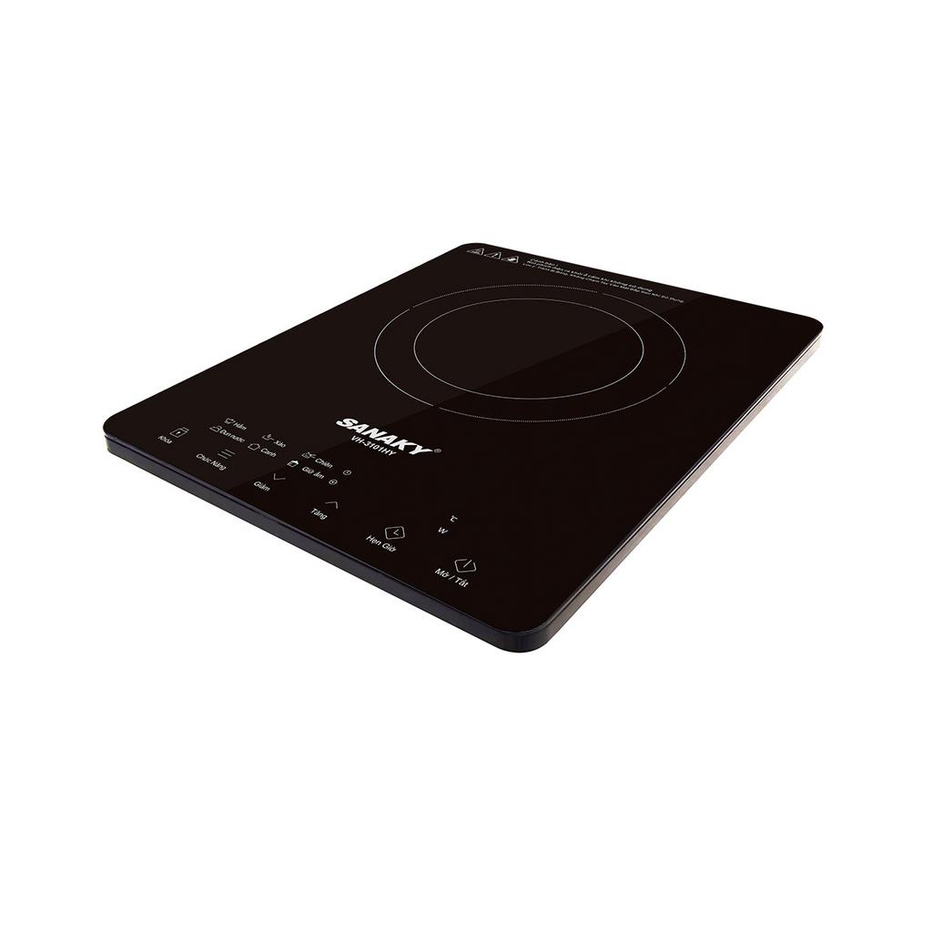 Mặt kính Crystal chịu nhiệt, dễ lau chùi.