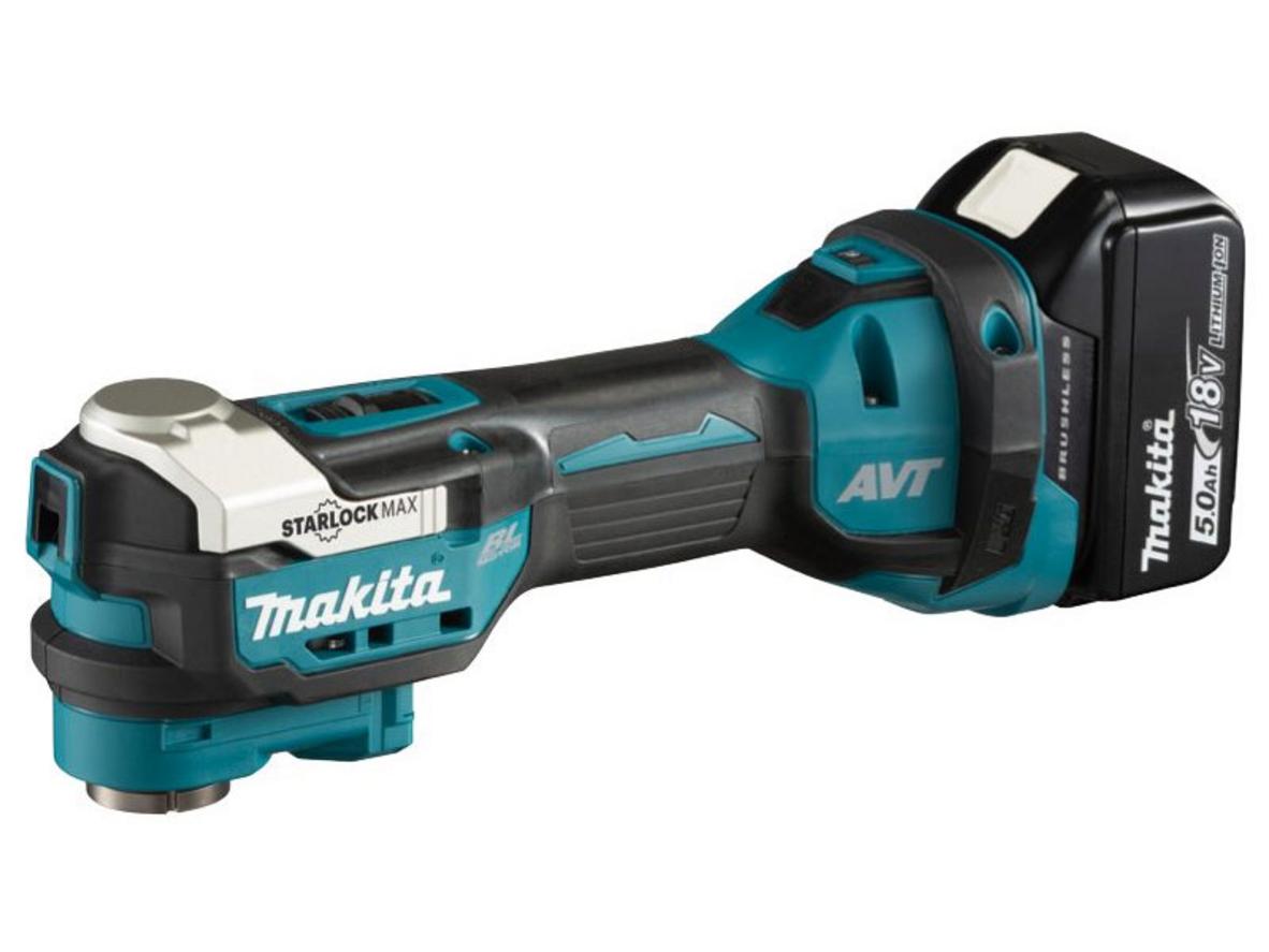 Tổng quan Máy cắt đa năng dùng pin Makita DTM52RTJX1 (BL) 18V