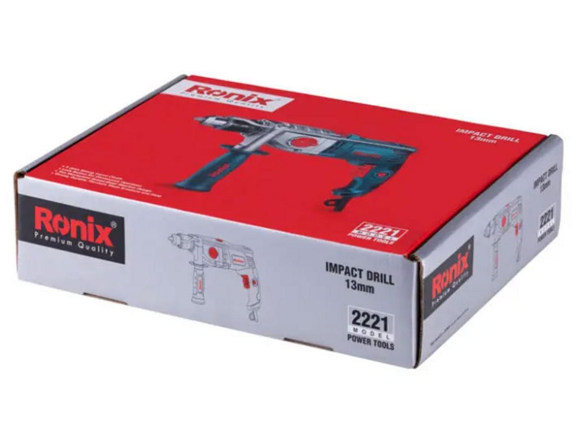 Tay cầm phụ và thước đo độ sâu giúp khoan chính xác, giảm rung.