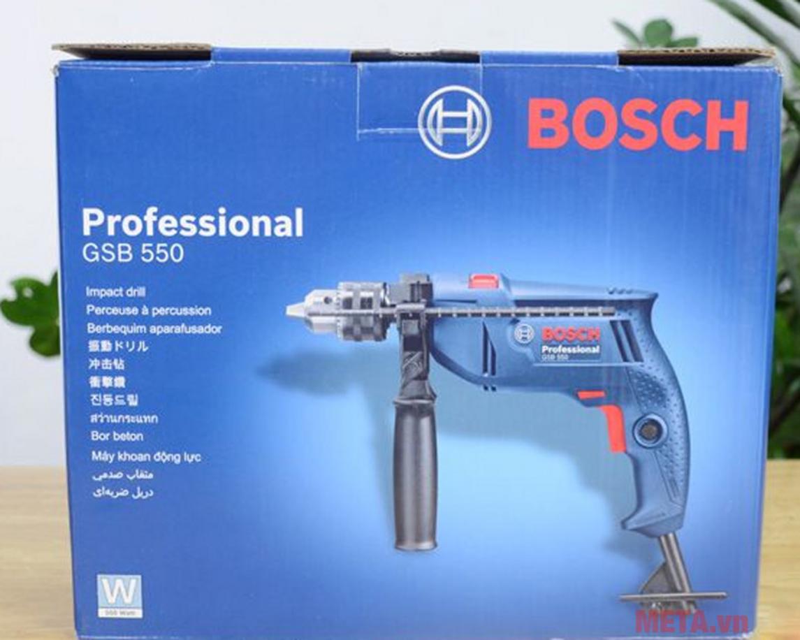 Tổng quan Máy khoan động lực Bosch GSB 550 - 06011A15K0