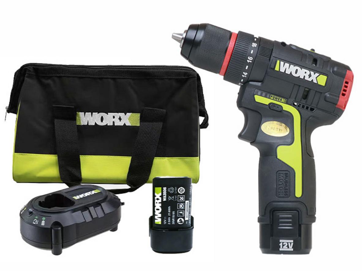 Tổng quan Máy khoan động lực dùng pin 12V Worx WU131X-21 (2 pin 2Ah, 1 sạc)