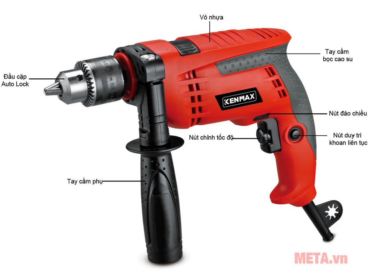 Công suất 710W - khoan nhanh, hiệu quả