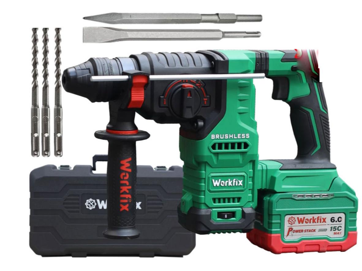 Tổng quan Máy khoan đục bê tông Workfix WF-RH3003PRO
