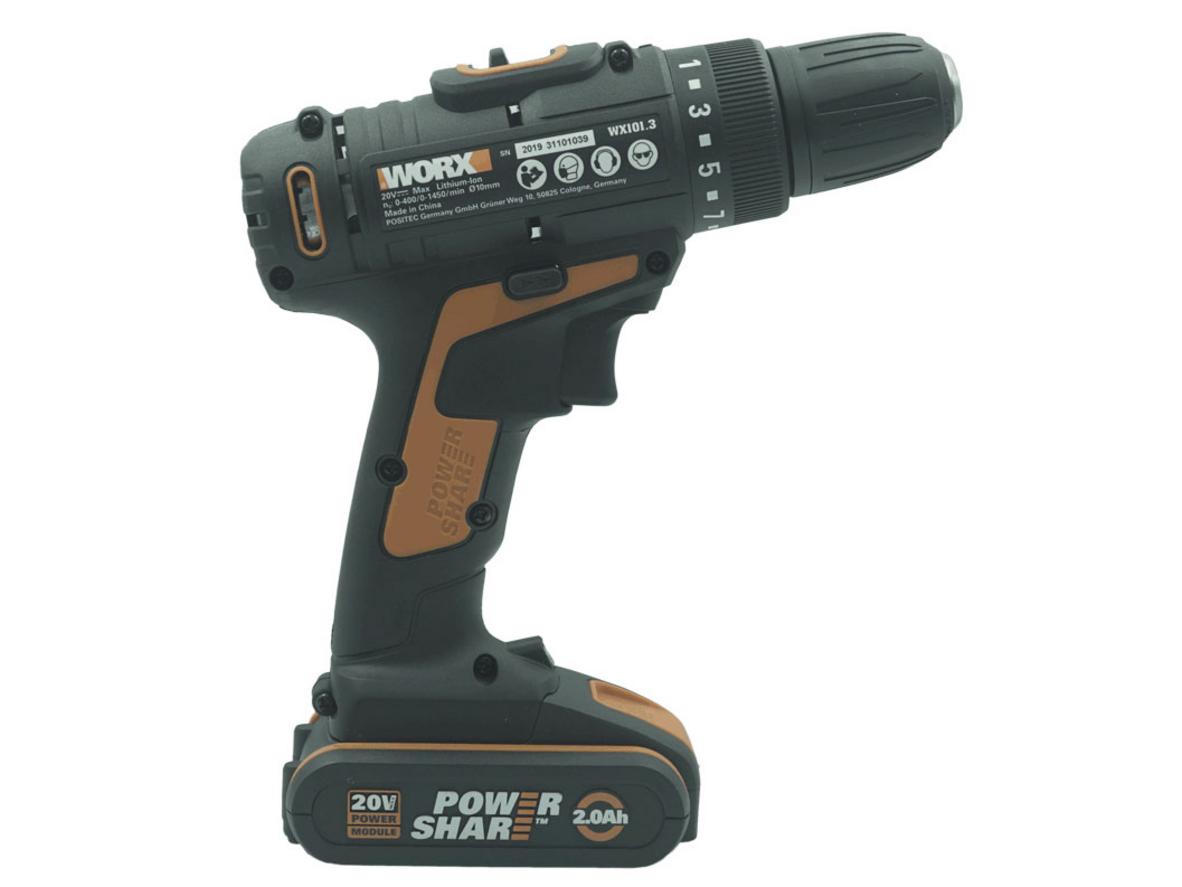 Tổng quan Máy khoan dùng pin Li-ion 20V Worx Orange WX101.3