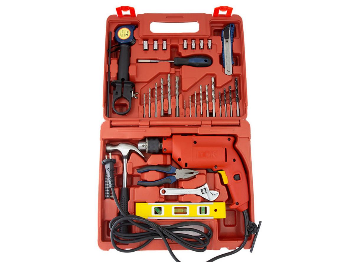 Tổng quan Máy khoan kèm phụ kiện DCK KZJ04-13/10mm-500W