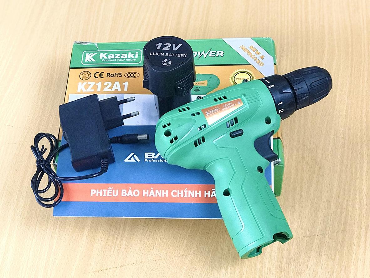 Tổng quan Máy khoan pin 12V Kazaki KZ12A1