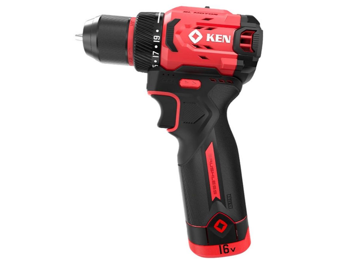 Tổng quan Máy khoan pin 16V Ken BL7316-2 (2 pin 2AH, sạc)