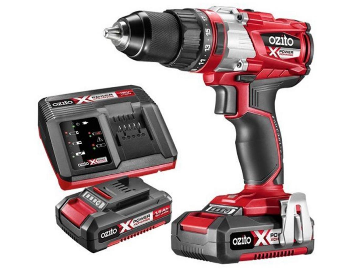 Tổng quan Máy khoan pin 18V Ozito PXBHK-120