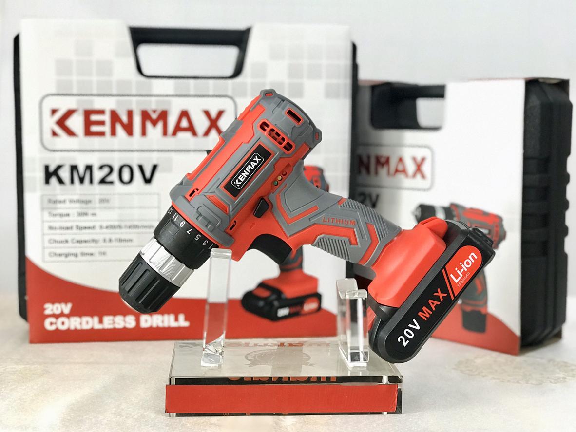 Bộ 2 pin Li-ion 20V và sạc nhanh (~1 giờ)