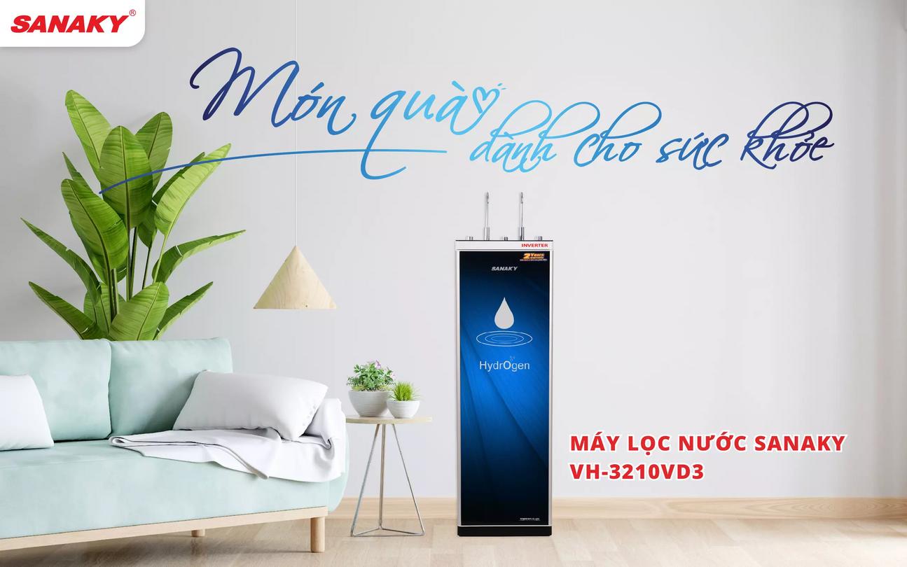 Tổng quan Máy lọc nước Sanaky Slim VH-3210VD3