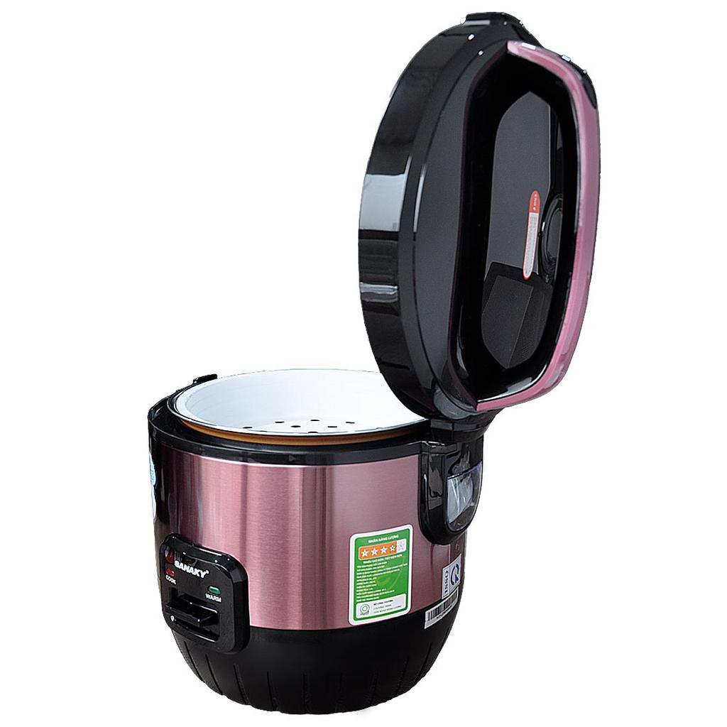 Nắp 2 lớp + tay xách — tiện lợi và giữ nhiệt.