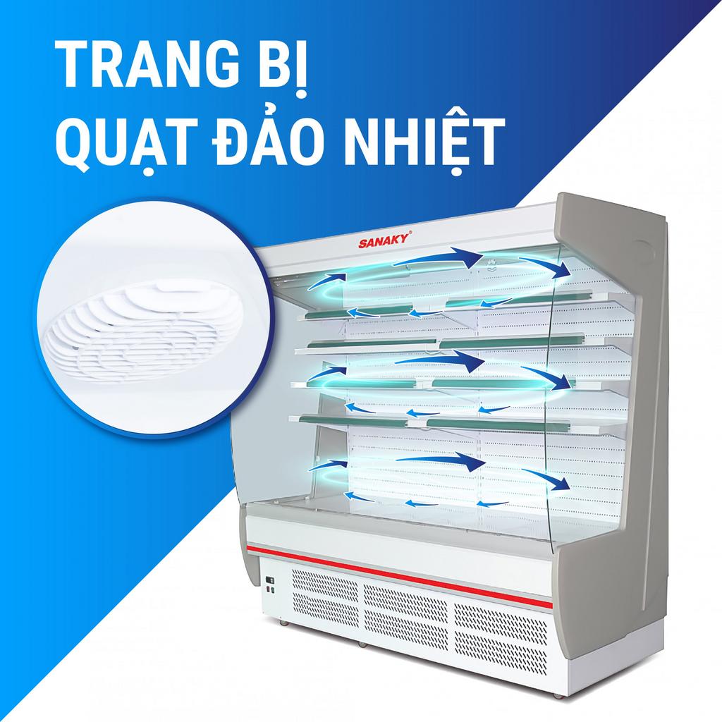 Phạm vi nhiệt độ 0–10°C & công suất mạnh cho không gian lớn.