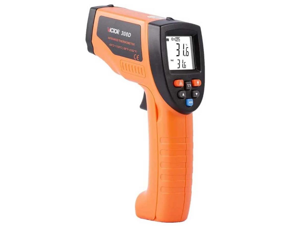 Tổng quan Nhiệt kế hồng ngoại Victor 308D