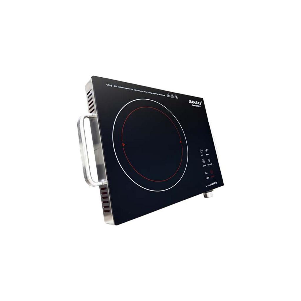 Công suất 2000W cho nấu nhanh, phù hợp nồi mọi loại.