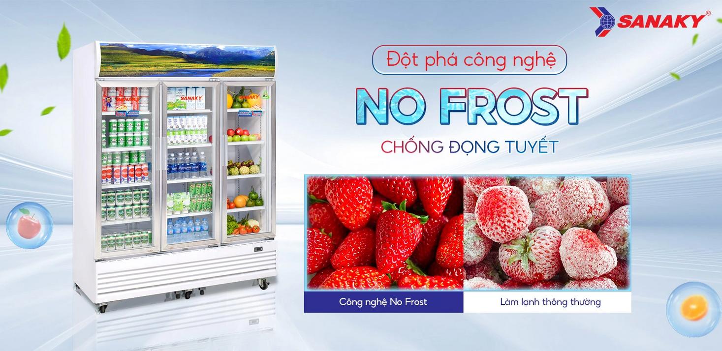 No‑Frost: vận hành liên tục, giảm vệ sinh thủ công.