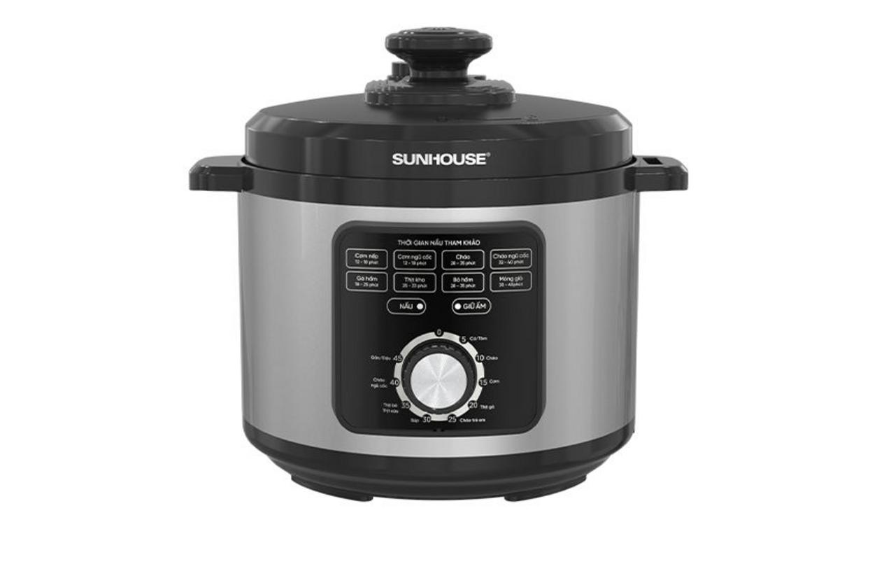 Tổng quan Nồi áp suất điện đa năng 5 lít Sunhouse SHD1551
