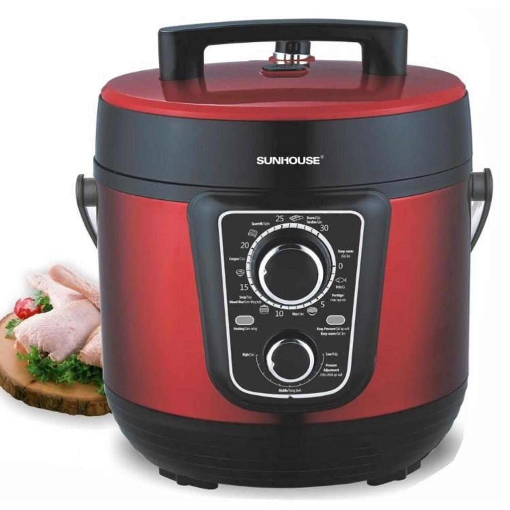 Tổng quan Nồi áp suất điện đa năng Sunhouse SHD1658