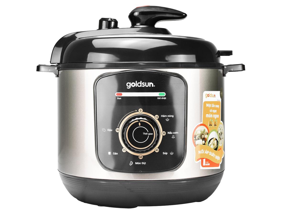 Tổng quan Nồi áp suất điện Goldsun GPC5512 (6 lít)