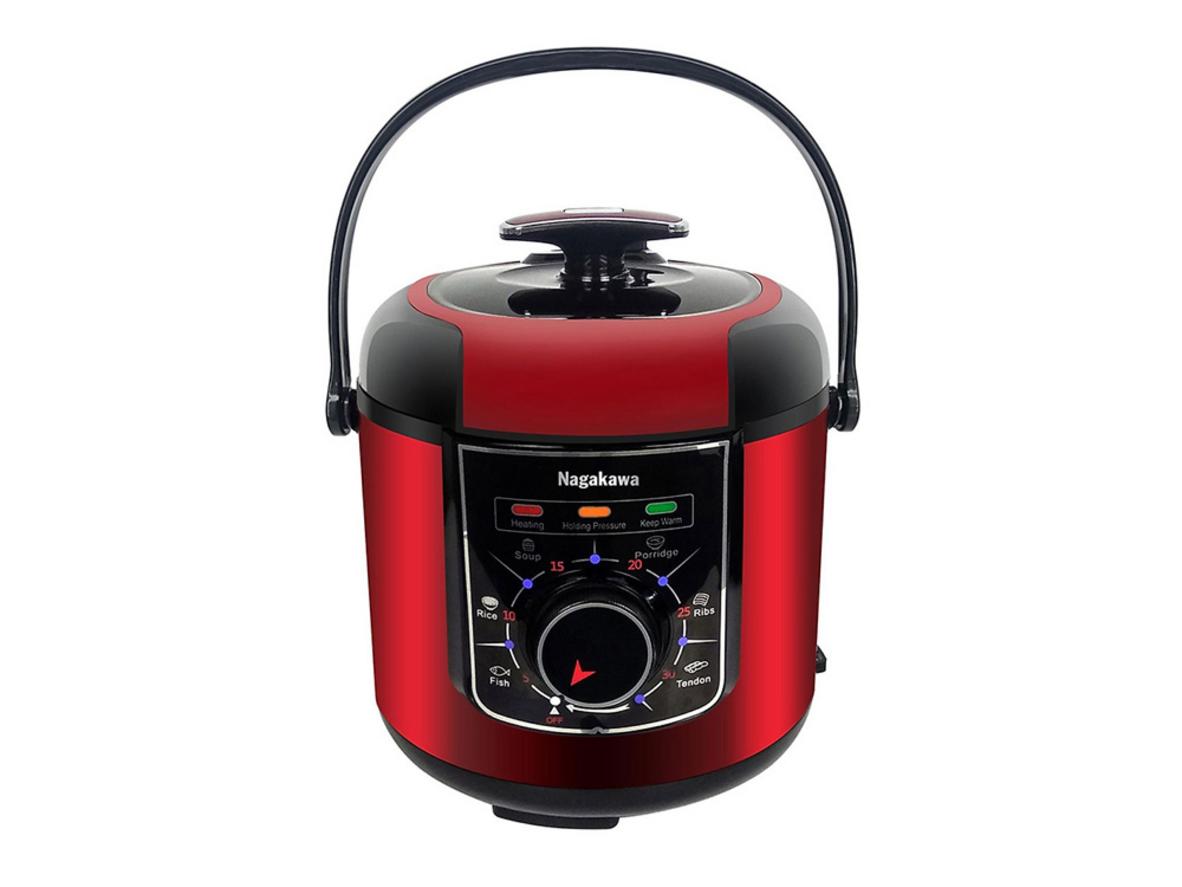 Tổng quan Nồi áp suất điện Nagakawa NAG0205 (6.0 Lít)