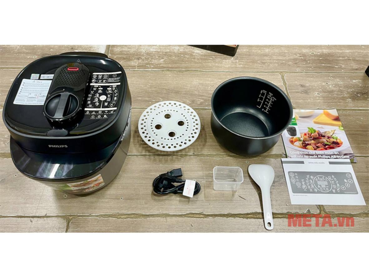 Tổng quan Nồi áp suất điện Philips HD2151/66 (5 lít)