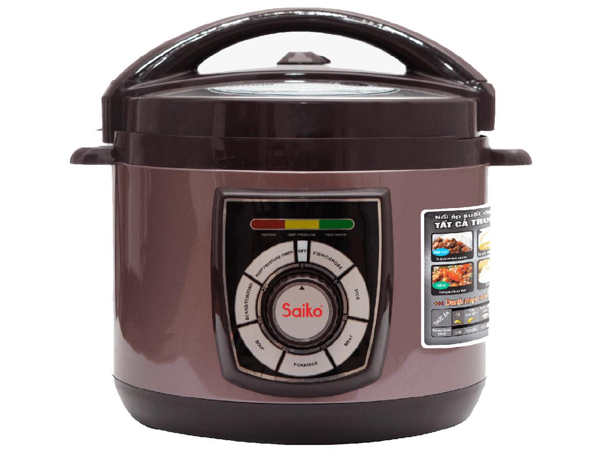 Tổng quan Nồi áp suất điện Saiko EPC-818 - 5 lít