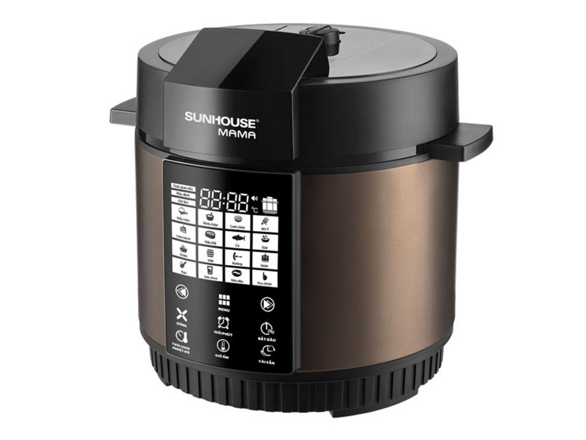 Tổng quan Nồi áp suất điện tử đa năng Sunhouse MAMA SHD1588B