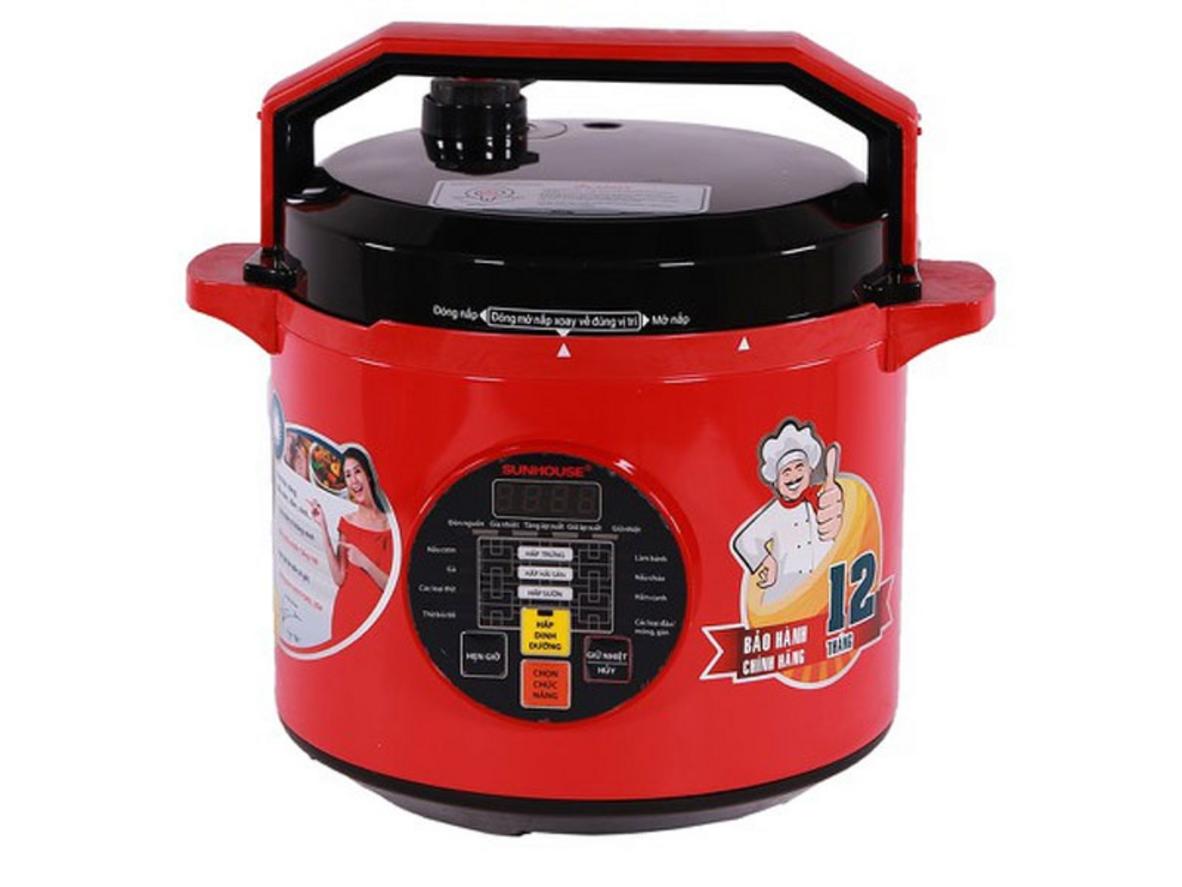 Tổng quan Nồi áp suất điện tử đa năng Sunhouse SHD1741 - 4 lít