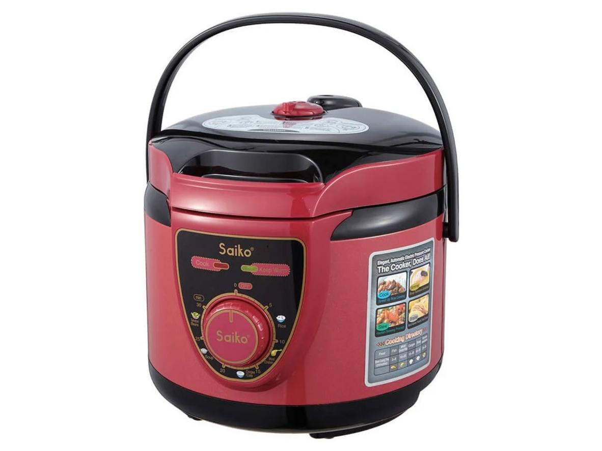 Lòng nồi dày 2.2mm phủ chống dính — chín đều và dễ vệ sinh