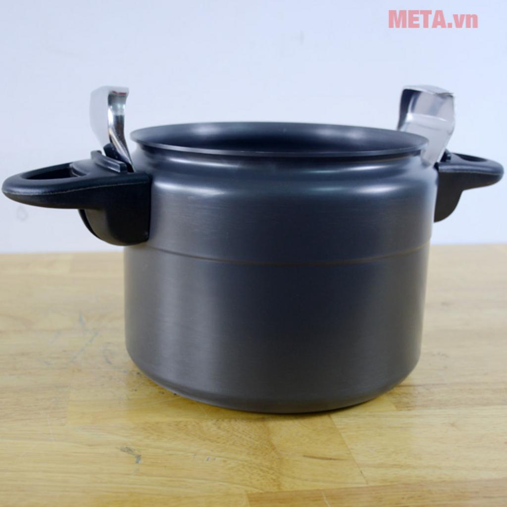 Van xả áp và khóa nắp — an toàn khi sử dụng