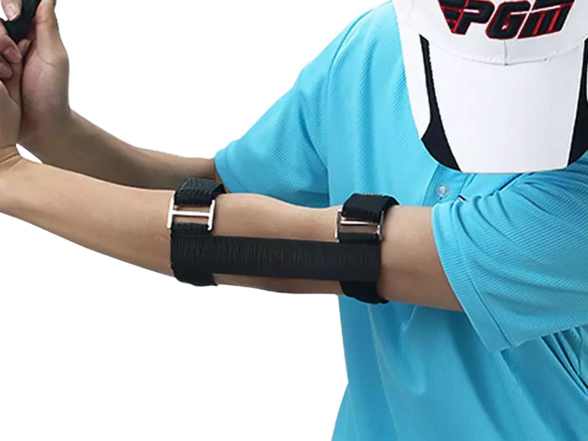 PGM JZQ006 — nẹp định vị khuỷu tay: nhẹ, thoáng, cảnh báo tức thì để sửa swing.