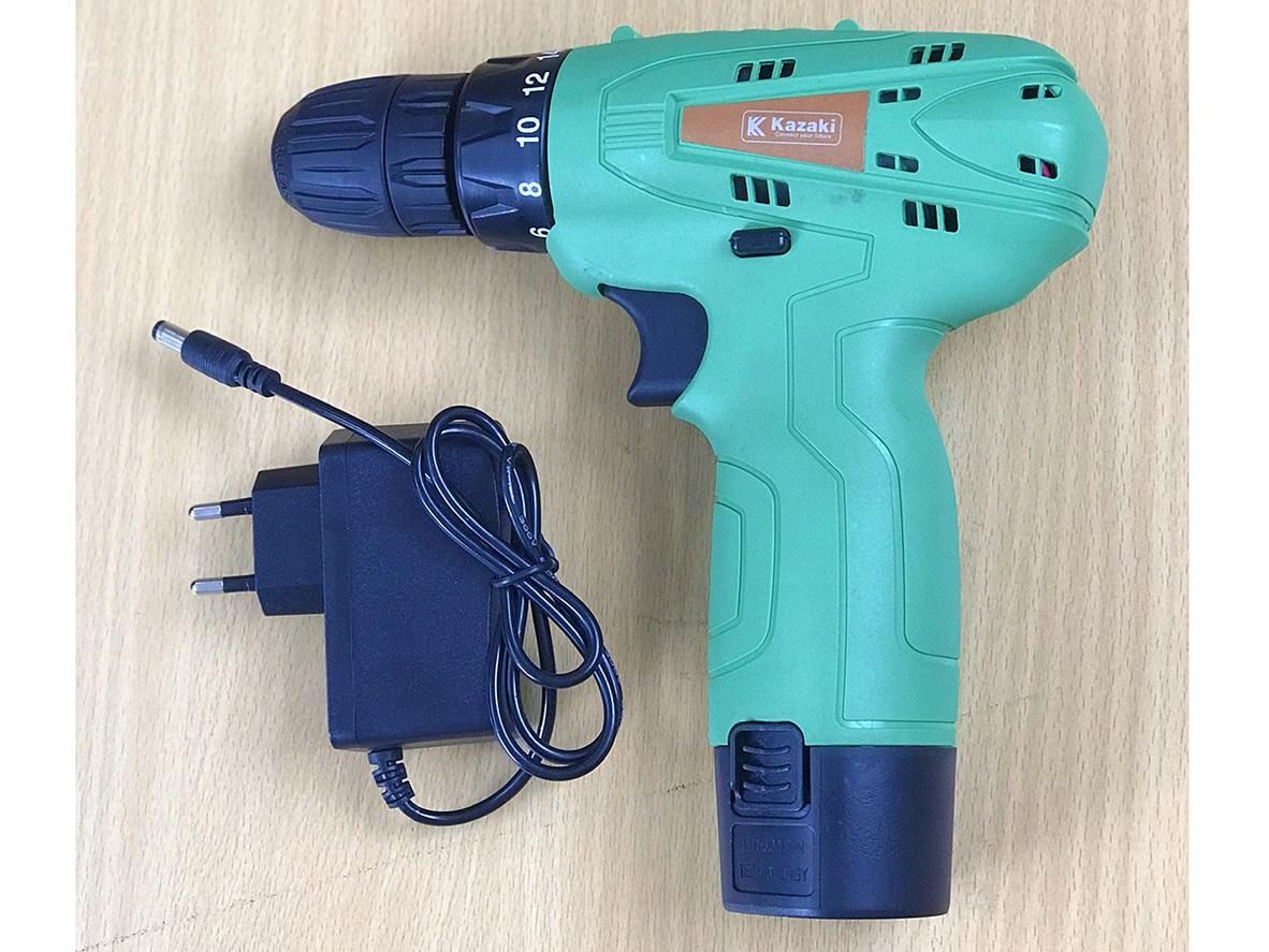 Pin 12V (1.3/1.5Ah) và bộ sạc — sạc nhanh ~2 giờ