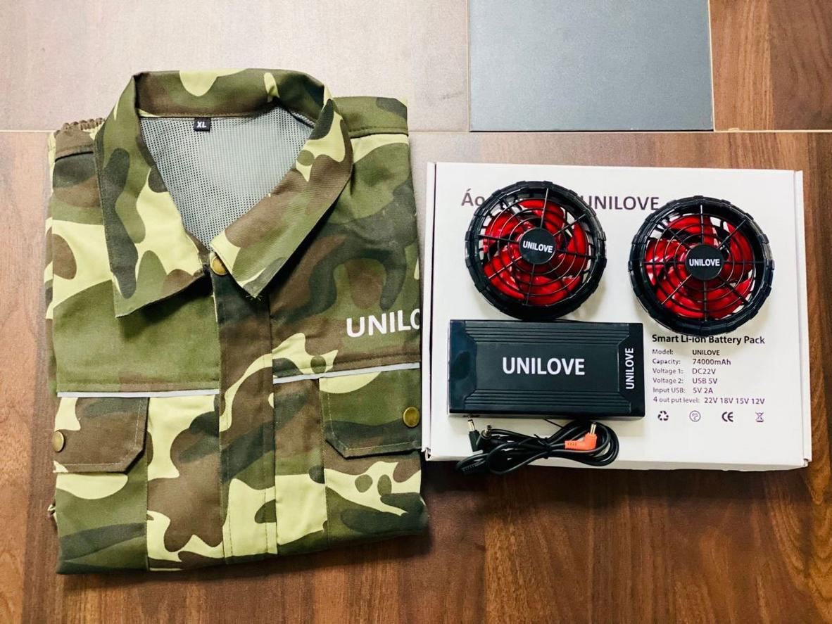 2 quạt không chổi than — gió mạnh, 4 cấp độ