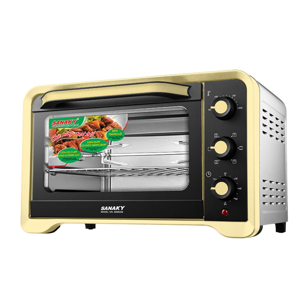 Quạt đối lưu đảo chiều phân bổ nhiệt đều giúp nướng nhanh và vàng giòn.