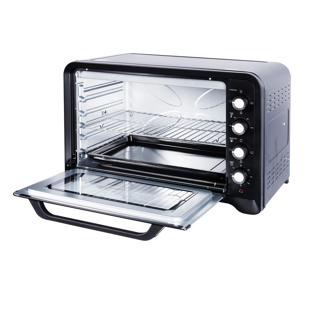 Quạt đối lưu kết hợp xiên quay cho gà/vịt chín đều, vàng giòn