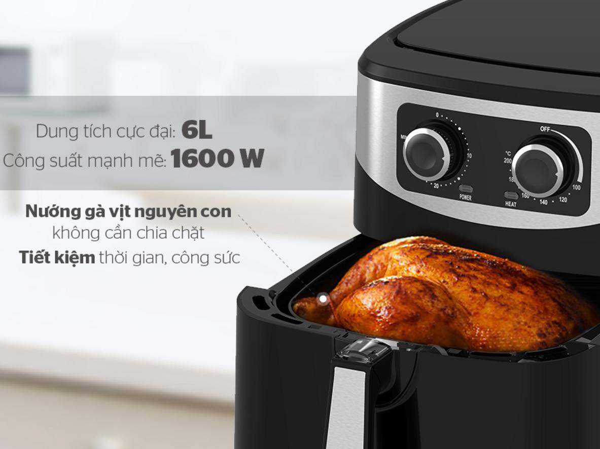 Rapid Air 360°: Giòn ngoài, ít dầu