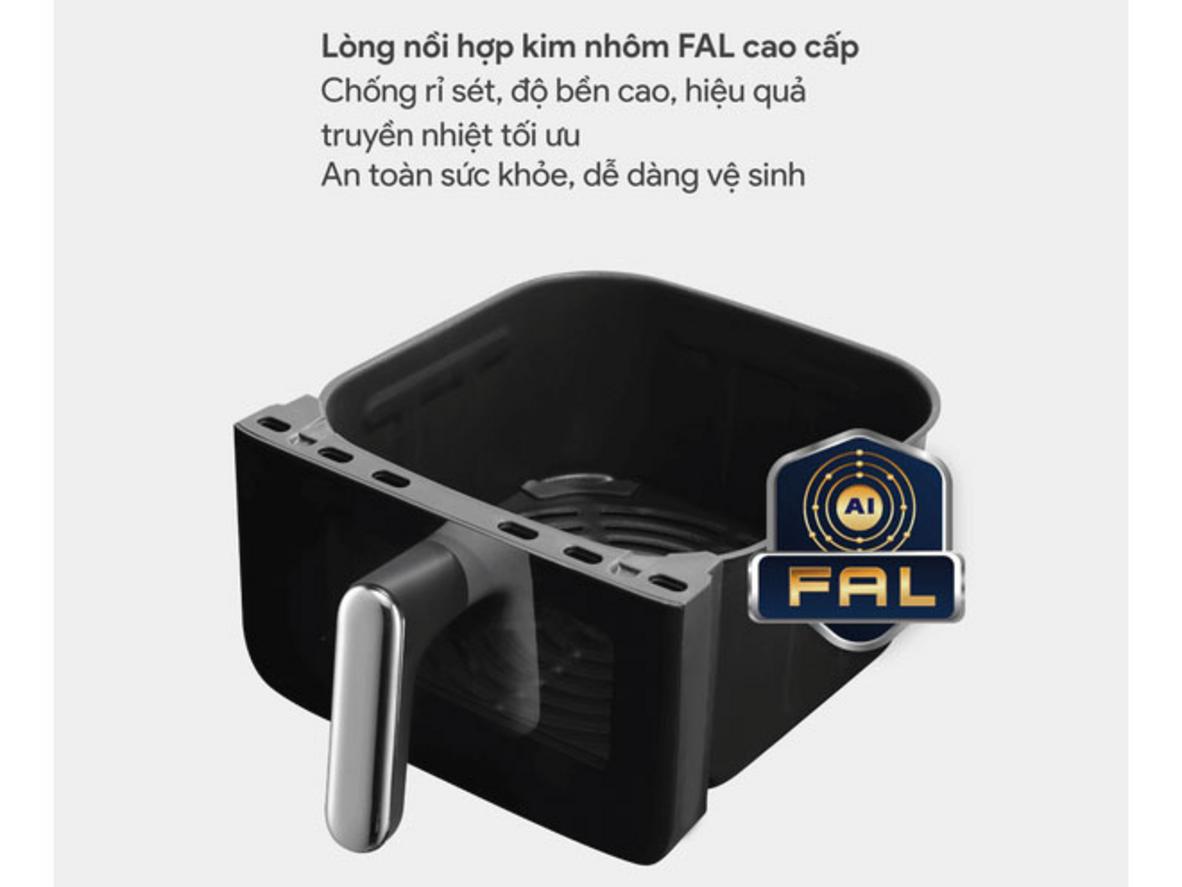 Công nghệ Rapid Air giúp giảm dầu mỡ, giữ hương vị