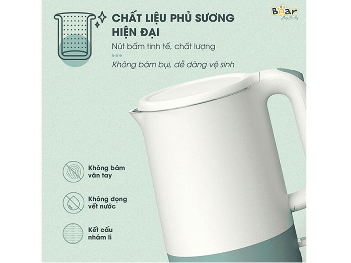 Ruột inox 304 liền khối, dễ vệ sinh