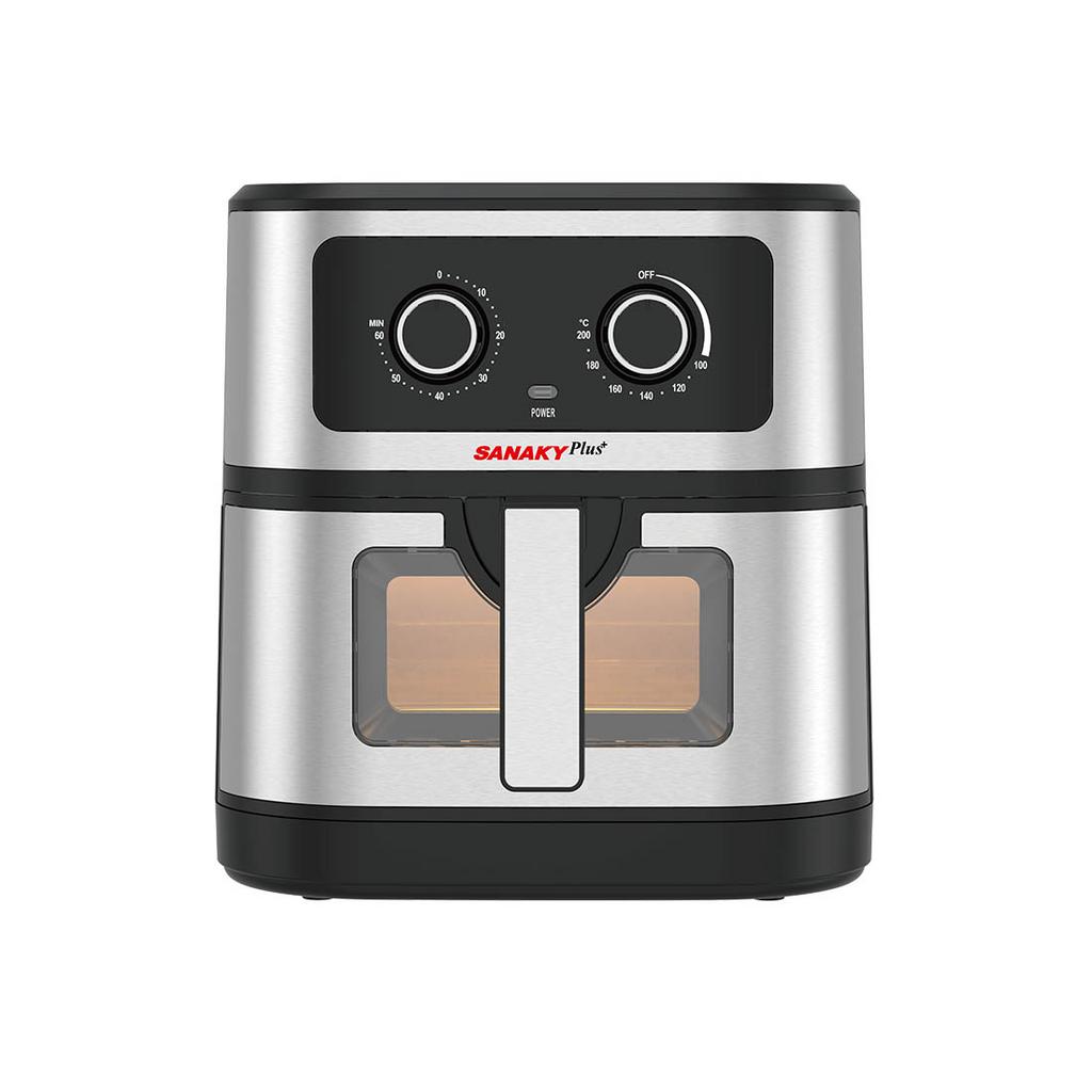 Nồi chiên không dầu Sanaky VH-701VD - đủ cho bữa ăn gia đình.