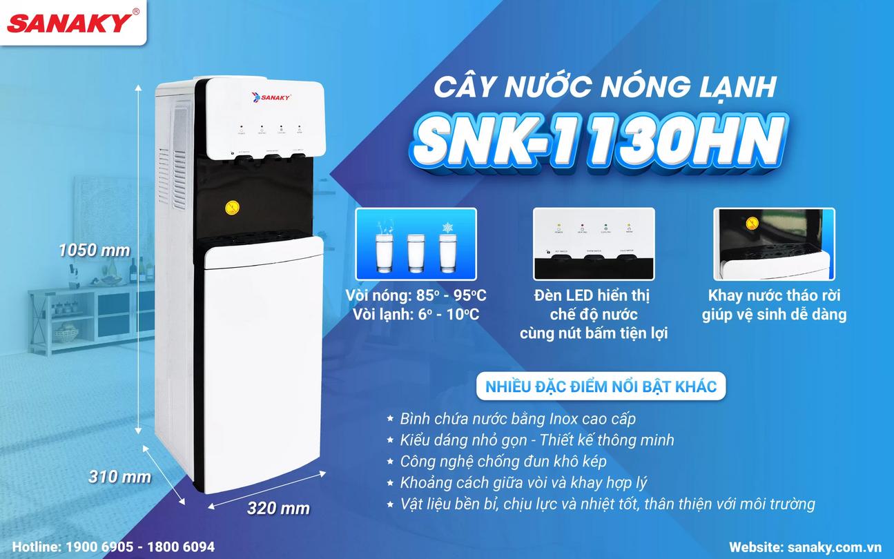 Thiết kế nhỏ gọn, phù hợp bình 20L và không gian hẹp.