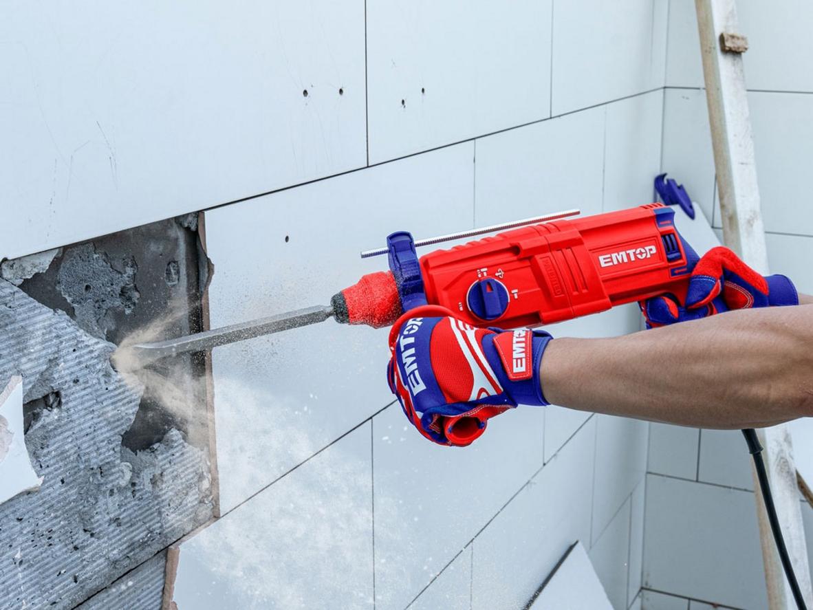 Hệ thống SDS Plus và khả năng khoan bê tông 26mm